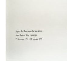 Load image into Gallery viewer, 1990s (1994) Fortunato Depero, "Solidità di Cavalieri Erranti" Futurist Exhibition Poster Madinteriorart by Maden
