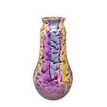 Load image into Gallery viewer, 1990s Astonishing Giuseppe Locci Polycrome Craquelé Vase in Sardinian Ceramic. Made in Italy Madinteriorartshop by Maden
