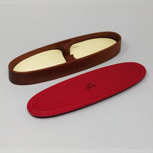 Load image into Gallery viewer, 1990s Astonishing Red Fornasetti Wood Box signed Fornasetti. Made in Italy Madinteriorart by Maden
