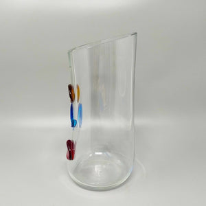 1990s Astonishing Vase in Glass by Alfredo Barbini. Made in Italy Madinteriorart by Maden