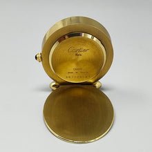 Load image into Gallery viewer, 1990s Gorgeous Cartier Alarm Clock Pendulette. Made in France. Madinteriorart by Maden
