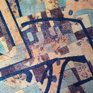 1990s Gorgeous Rug by Giorgetto Giugiaro for Paracchi. Pure wool. Made in Italy Madinteriorart by Maden