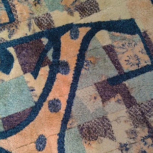 1990s Gorgeous Rug by Giorgetto Giugiaro for Paracchi. Pure wool. Made in Italy Madinteriorart by Maden