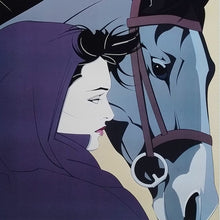 Load image into Gallery viewer, 1990s Original Gorgeous Patrick Nagel Poster “Commemorative #13” Madinteriorart by Maden
