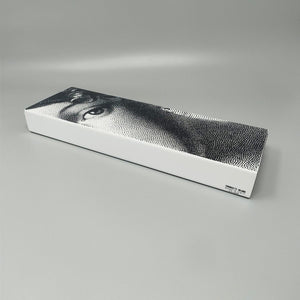 2000s Astonishing Black and White Fornasetti Box signed Fornasetti. Made in Italy Madinteriorart by Maden