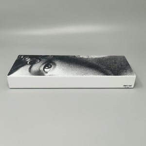 2000s Astonishing Black and White Fornasetti Box signed Fornasetti. Made in Italy Madinteriorart by Maden