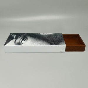2000s Astonishing Black and White Fornasetti Box signed Fornasetti. Made in Italy Madinteriorart by Maden