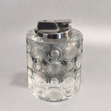 Load image into Gallery viewer, 1970s  Lalique Crystal "Tokyo" Table Lighter Signed. Made in France
