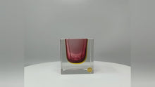 Load and play video in Gallery viewer, 1960s Stunning Large Murano Pink Ashtray or Catch-All By Flavio Poli for Seguso
