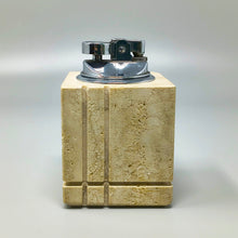 Load image into Gallery viewer, Rare 1970s Travertine Smoking Set by Enzo Mari for Fratelli Mannelli Madinteriorart by Maden
