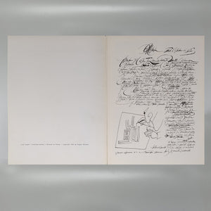 Saul Steinberg "Derriere Le Miroir" n. 157 with Fourteen Lithographs by Maeght Editeur. Madinteriorart by Maden
