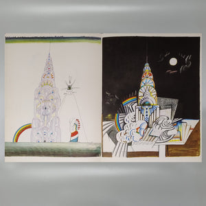 Saul Steinberg "Derriere Le Miroir" n. 157 with Fourteen Lithographs by Maeght Editeur. Madinteriorart by Maden