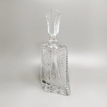 Load image into Gallery viewer, 1950 Stunning Crystal Decanter with 6 Crystal Glasses. Made in Italy Madinteriorart by Maden
