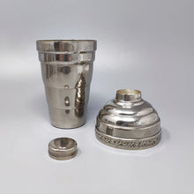 Load image into Gallery viewer, 1950s Gorgeous Cocktail Shaker Set with Four Glasses in Stainless Steel. Made in Italy Madinteriorart by Maden
