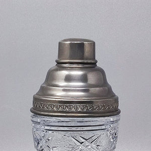 1950s Gorgeous Cut Crystal Cocktail Shaker. Made in Italy Madinteriorart by Maden
