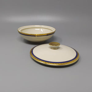 1950s Gorgeous White, Blue and Gold Tea Set/Coffee Set in Bavaria Porcelain. Made in Germany Madinteriorartshop by Maden