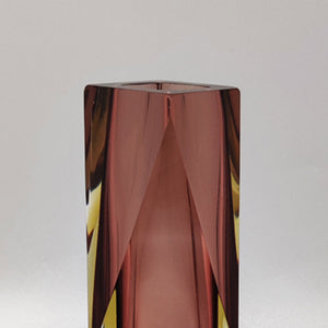 1960s Astonishing Antique Pink Vase By Flavio Poli for Seguso. Made in Italy Madinteriorart by Maden