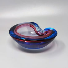 Load image into Gallery viewer, 1960s Astonishing Blue and Pink Ashtray/Vide Poche By Flavio Poli for Seguso Madinteriorart by Maden
