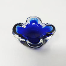 Load image into Gallery viewer, 1960s Astonishing Blue Ashtray/Vide Poche Designed By Flavio Poli for Seguso Madinteriorart by Maden
