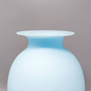 1960s Astonishing Blue Vase By Ca' Dei Vetrai in Murano Glass. Made in Italy Madinteriorart by Maden
