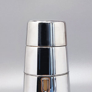 1960s Astonishing Cocktail Shaker In Silver Plated by LARAS. Made in Italy Madinteriorart by Maden