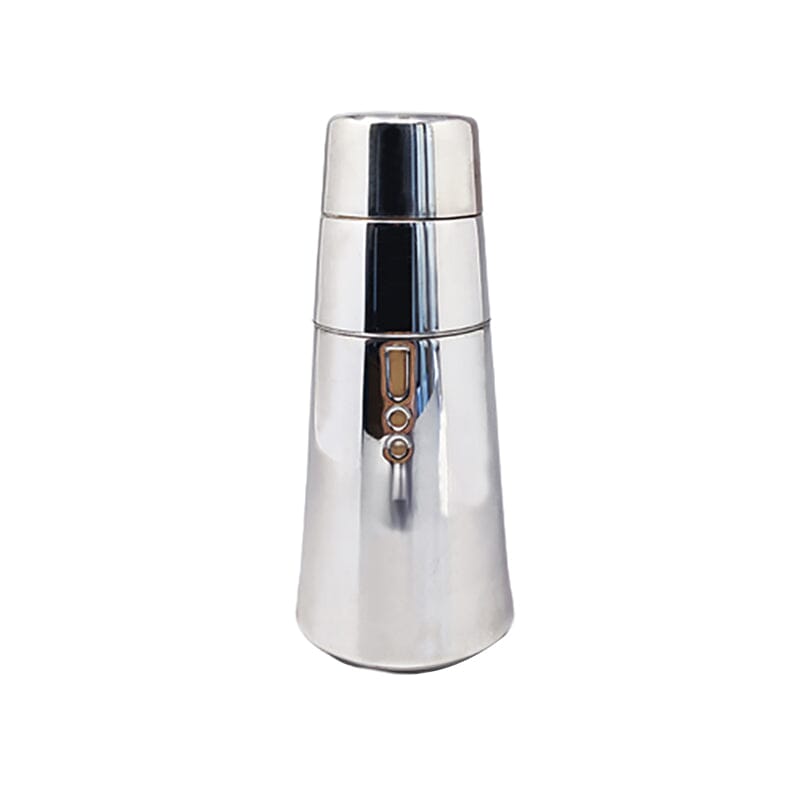 1960s Astonishing Cocktail Shaker In Silver Plated by LARAS. Made in Italy Madinteriorart by Maden