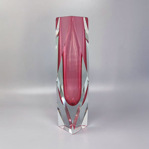 1960s Astonishing Pink Vase By Flavio Poli for Seguso. Made in Italy Madinteriorart by Maden