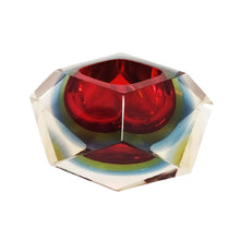 Load image into Gallery viewer, 1960s Astonishing Red and Blue Ashtray or Catchall By Flavio Poli for Seguso. Made in Italy Madinteriorart by Maden
