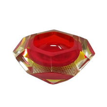 Load image into Gallery viewer, 1960s Astonishing Red Ashtray or Vide Poche Designed By Flavio Poli for Seguso Madinteriorart by Maden
