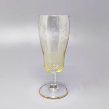 Load image into Gallery viewer, 1960s Astonishing Set of Six Crystal Glasses. Made in Italy Madinteriorart by Maden
