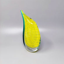 Load image into Gallery viewer, 1960s Astonishing Yellow and Green Vase by Rosenthal in Murano Glass. Made in Italy Madinteriorart by Maden
