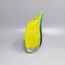 Load image into Gallery viewer, 1960s Astonishing Yellow and Green Vase by Rosenthal in Murano Glass. Made in Italy Madinteriorart by Maden
