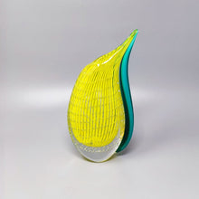 Load image into Gallery viewer, 1960s Astonishing Yellow and Green Vase by Rosenthal in Murano Glass. Made in Italy Madinteriorart by Maden
