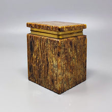 Load image into Gallery viewer, 1960s Beautiful Brown Alabaster Box. Handmade. Made in Italy Madinteriorart by Maden

