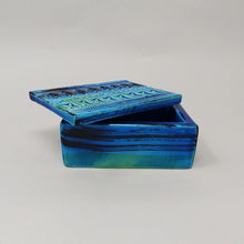 Load image into Gallery viewer, 1960s Bitossi Box in Ceramic by Aldo Londi &quot;Blue Collection&quot; Madinteriorartshop by Maden
