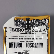 Load image into Gallery viewer, 1960s Catchall/Vide-Poche in Porcelain &quot;Arturo Toscanini&quot; by Piero Fornasetti. Made in Italy. Posacenere Madinteriorartshop by Maden

