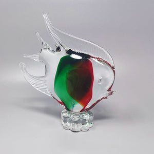 1960s Fish Sculpture in Murano Glass. Made in Italy Madinteriorart by Maden