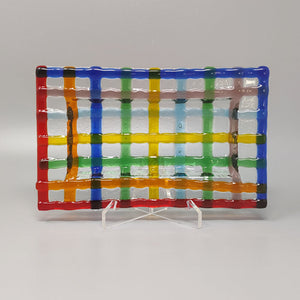 1960s Gorgeous Catchall or Tray By Dogi in Murano Glass. Made in Italy Madinteriorart by Maden
