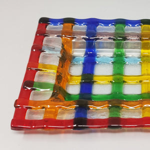 1960s Gorgeous Catchall or Tray By Dogi in Murano Glass. Made in Italy Madinteriorart by Maden