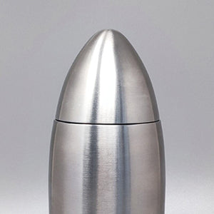 1960s Gorgeous Cocktail Shaker "Bullet" in Stainless Steel. Made in Italy Madinteriorart by Maden