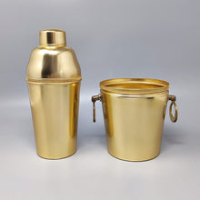 Load image into Gallery viewer, 1960s Gorgeous Cocktail Shaker With Ice Bucket in Aluminium. Made in Italy Madinteriorart by Maden
