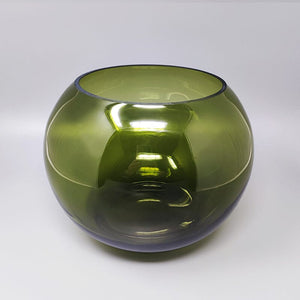 1960s Gorgeous Green Vase By Flavio Poli. Made in Italy Madinteriorart by Maden