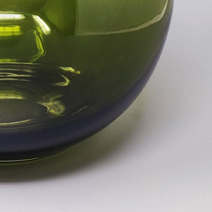 1960s Gorgeous Green Vase By Flavio Poli. Made in Italy Madinteriorart by Maden