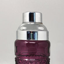 Load image into Gallery viewer, 1960s Gorgeous Purple Bohemian Cut Glass Cocktail Shaker. Made in Italy Madinteriorart by Maden
