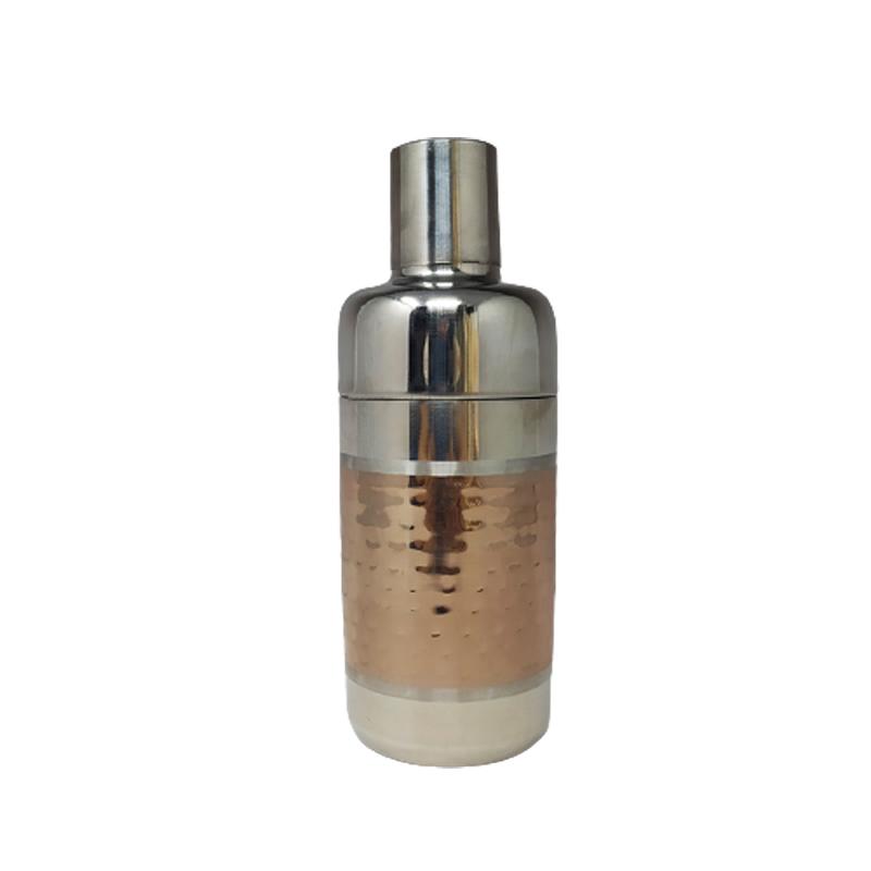 1960s Gorgeous Stainless Steel Cocktail Shaker. Made in Italy Madinteriorart by Maden