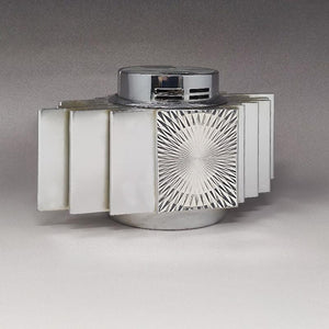 1960s Gorgeous Table Lighter by Sarome In Aluminium. Madinteriorart by Maden