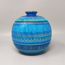 Load image into Gallery viewer, 1960s Gorgeous Vase by Aldo Londi for Bitossi &quot;Blue Rimini Collection&quot; Madinteriorartshop by Maden

