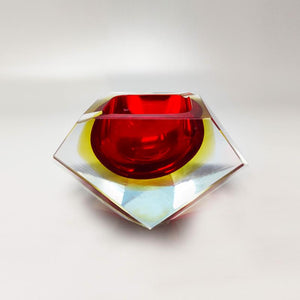 1960s Red Ashtray or Catchall by Flavio Poli for Seguso. Made in Italy Madinteriorart by Maden