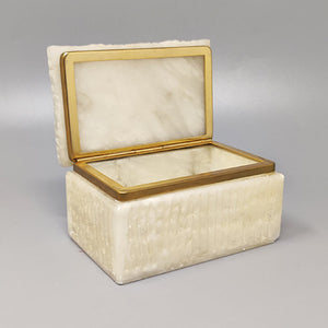 1960s Stunning Alabaster Smoking Set by Romano Bianchi. Made in Italy Madinteriorart by Maden