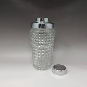 1960s Stunning Cut Crystal Cocktail Shaker. Made in Italy Madinteriorart by Maden